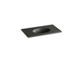 KOHLER Ceramic/Impressions K-2798-1-G88 Thunder Grey Impressions 37" Vitreous china vanity top with integrated oval sink