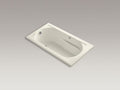 KOHLER K-1357-GHW-96 Devonshire 60" x 32" Heated BubbleMassage air bath with Bask, end drain
