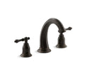 KOHLER K-T13494-4-2BZ Kelston Deck-Mount Bath Faucet Trim In Oil-Rubbed Bronze