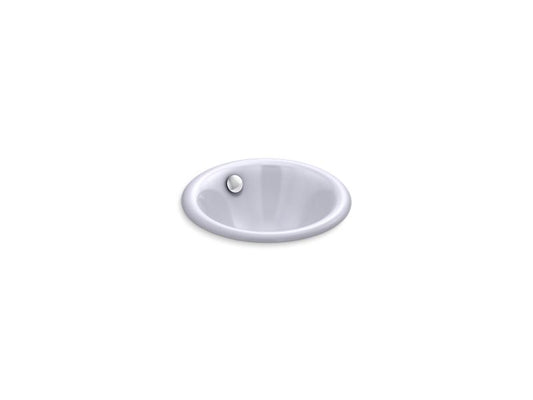 KOHLER K-20211-GRL Iron Plains Round Drop-in/undermount bathroom sink