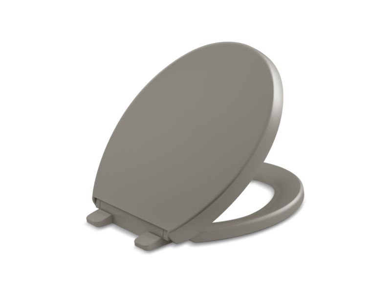KOHLER K-4009-K4 Reveal Quiet-Close Round-Front Toilet Seat In Cashmere