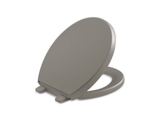 KOHLER K-4009-K4 Cashmere Reveal Quiet-Close round-front toilet seat