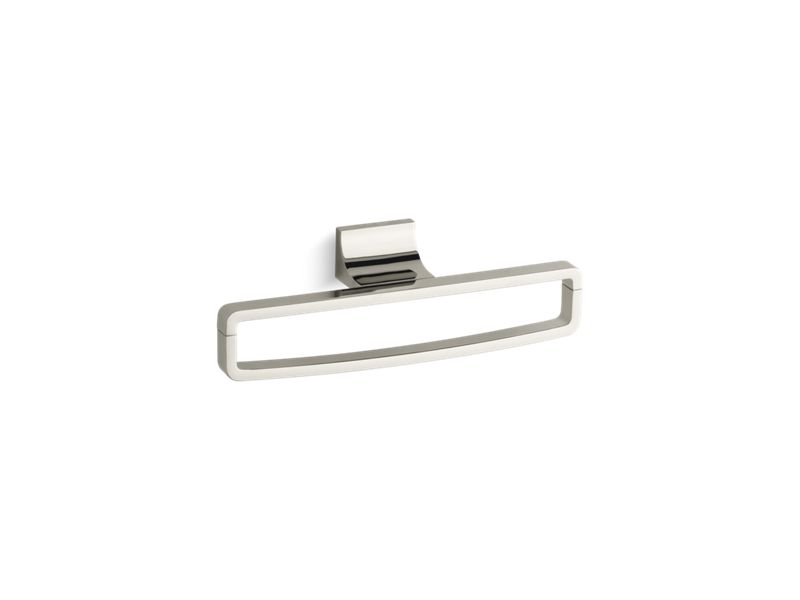 KOHLER K-11587-SN Loure Towel Ring In Vibrant Polished Nickel