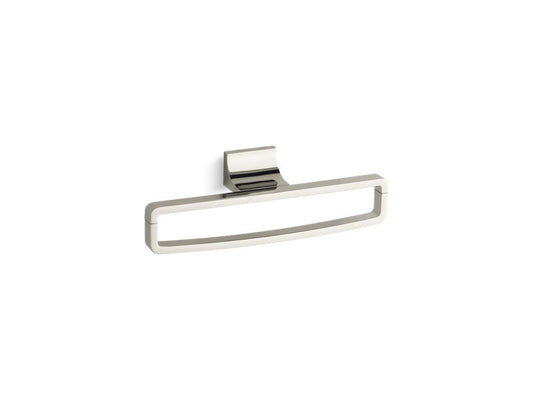 KOHLER K-11587-SN Vibrant Polished Nickel Loure Towel ring