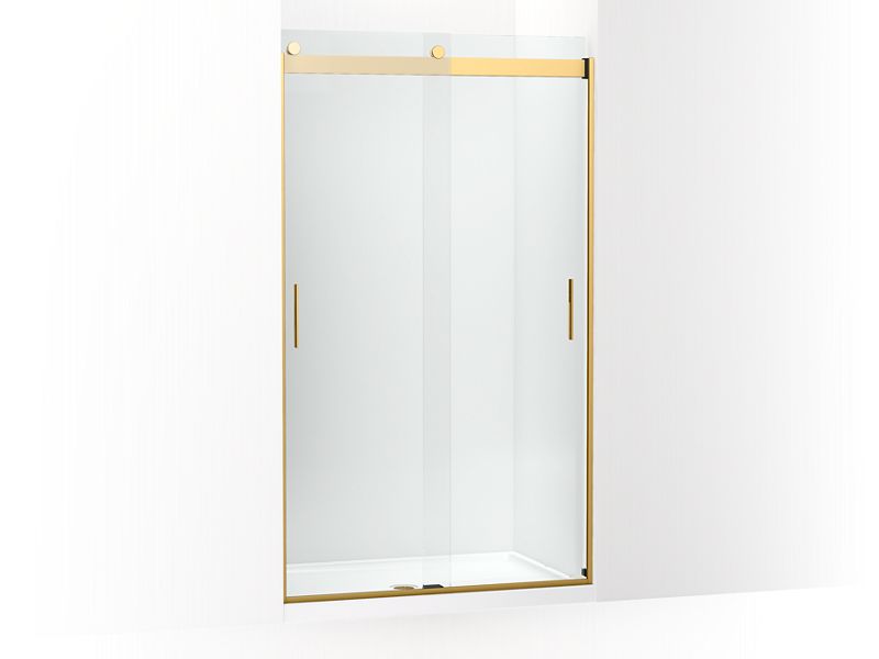 KOHLER K-706011-L-2MB Levity Sliding shower door, 82" H x 44-5/8 - 47-5/8" W, with 3/8" thick Crystal Clear glass