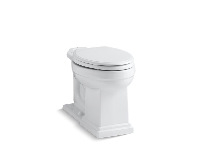 KOHLER K-4799-0 White Tresham Elongated chair height toilet bowl