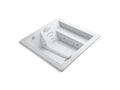 KOHLER K-1111-VLN-0 Consonance 69-1/4" x 69-1/4" drop-in whirlpool bath with BodyMassage backjet