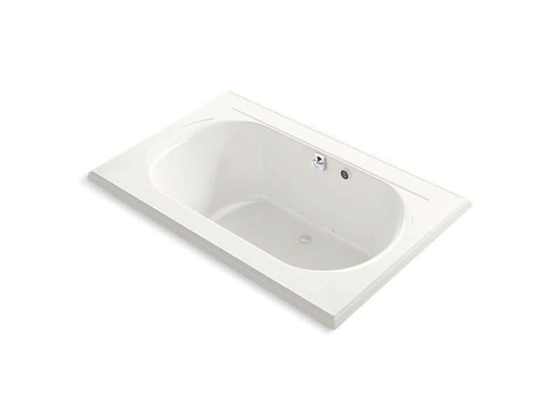 KOHLER K-1170-GH-NY Memoirs 66" x 42" Heated BubbleMassage air bath with rear drain