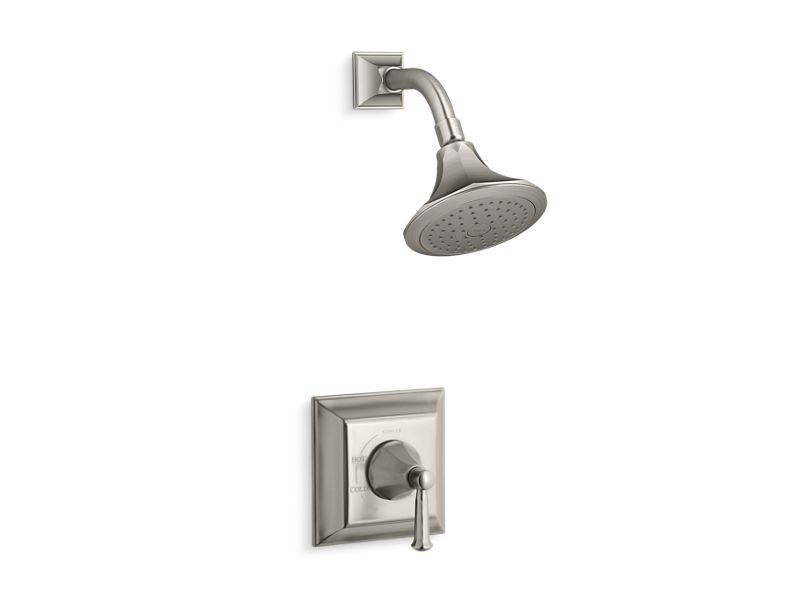 KOHLER K-TS462-4S-BN Memoirs Stately Rite-Temp shower valve trim with lever handle and 2.5 gpm showerhead