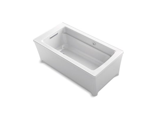 KOHLER K-2593-GH-0 Archer 61-3/4" x 31-3/4" freestanding Heated BubbleMassage air bath