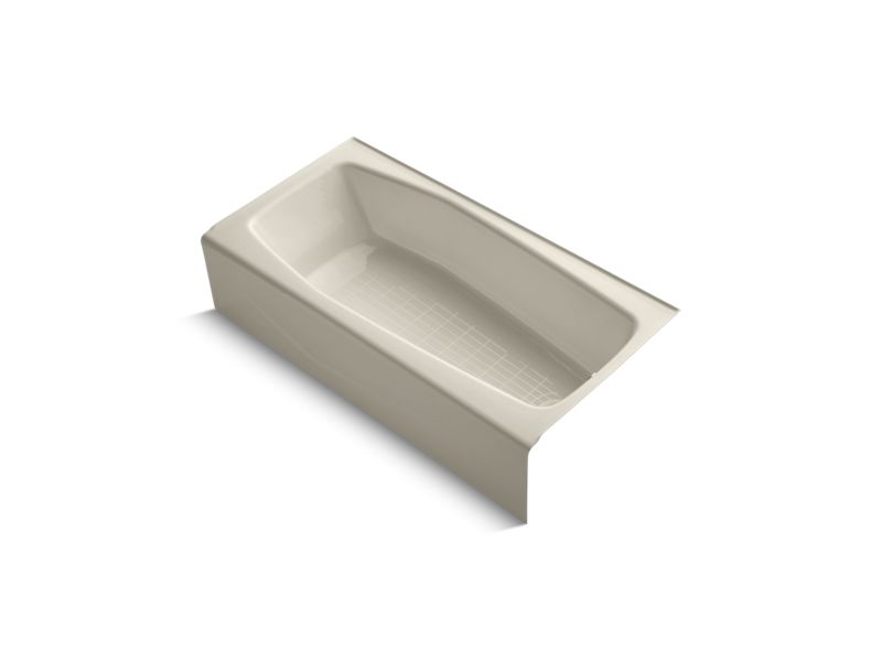 KOHLER K-716-47 Villager 60" x 30-1/4" alcove bath with integral apron and right-hand drain