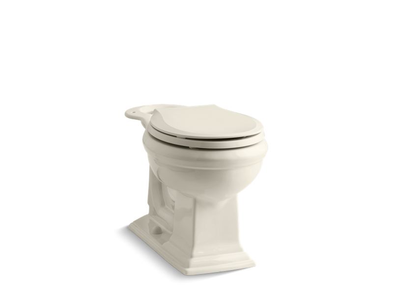 KOHLER K-4387-96 Biscuit Memoirs Round-front chair height toilet bowl