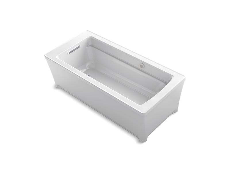 KOHLER K-2595-GH-0 Archer 67-3/4" x 31-3/4" freestanding Heated BubbleMassage air bath