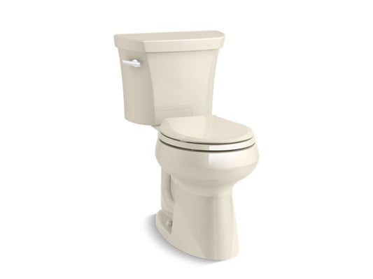 KOHLER K-5481-U-47 Highline Comfort Height Two-piece round-front 1.28 gpf chair height toilet with insulated tank