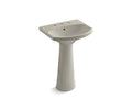 KOHLER K-2362-8-G9 Cimarron Pedestal bathroom sink with 8" widespread faucet holes