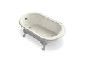 KOHLER K-710-W-96 Iron Works Historic 66" x 36" freestanding oval bath