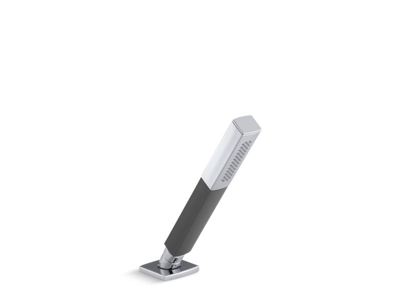 KOHLER K-45203-GR-CP Shift Square 2.0 gpm multifunction handshower with Grey handle