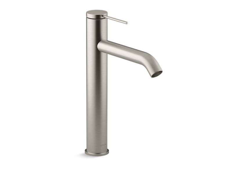 KOHLER K-77959-4A-BN Vibrant Brushed Nickel Components Tall single-handle bathroom sink faucet, 1.2 gpm