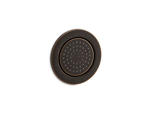 KOHLER K-8014-2BZ Oil-Rubbed Bronze WaterTile Round 54-nozzle single-function body spray, 2.0 gpm