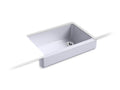 KOHLER K-5826-GRL Whitehaven 32-1/2" x 21-9/16" x 9-5/8" Undermount single-bowl farmhouse sink