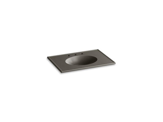 KOHLER Ceramic/Impressions K-2796-8-G86 Cashmere Impressions 31" Vitreous china vanity top with integrated oval sink