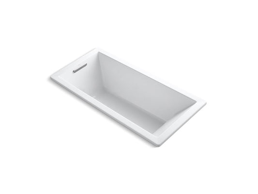 KOHLER K-1822-VB-0 Underscore 66" X 32" Drop-In Vibracoustic Bath In White