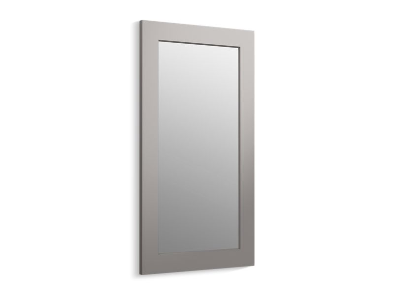 KOHLER K-99666-1WT Poplin Marabou Framed Mirror In Mohair Grey