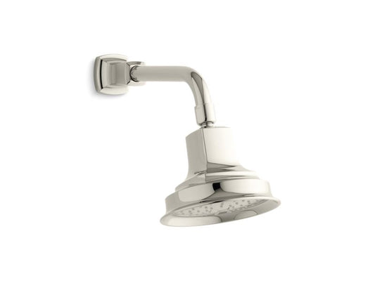 KOHLER K-45410-G-SN Vibrant Polished Nickel Margaux 1.75 gpm single-function showerhead with Katalyst air-induction technology
