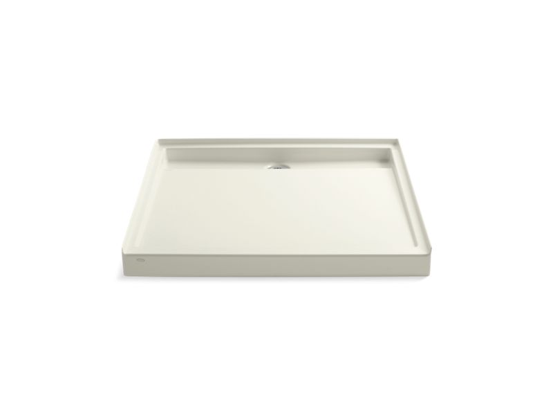 KOHLER K-9998-96 Groove 48" x 48" single threshold rear center drain shower base