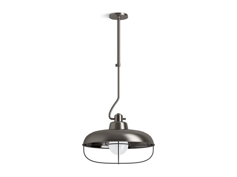 KOHLER K-23664-PE01-VNL Modern Farm 18" Pendant In Valiant Nickel