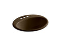 KOHLER K-2905-4-KA Farmington Drop-in bathroom sink with 4" centerset faucet holes
