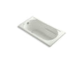KOHLER K-1184-NY Devonshire 60" x 32" drop-in bath with reversible drain