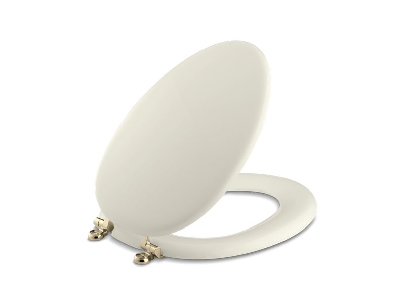 KOHLER K-4701-AF-96 Kathryn Elongated Toilet Seat In Biscuit