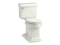 KOHLER K-6999-NY Memoirs Classic Two-Piece Elongated Toilet With Concealed Trapway, 1.28 Gpf In Dune