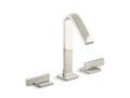 KOHLER K-14661-4-SN Vibrant Polished Nickel Loure Widespread bathroom sink faucet, 1.2 gpm
