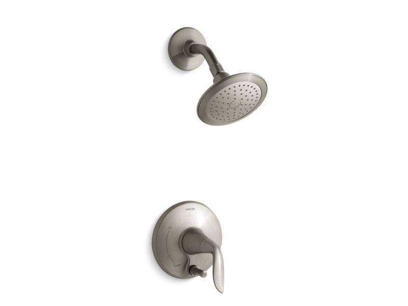 KOHLER K-T5319-4-BN Refinia shower trim set with push-button diverter, valve not included