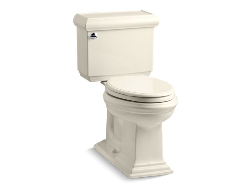 KOHLER K-3816-U-47 Memoirs Classic Comfort Height Two-piece elongated 1.28 gpf chair height toilet with insulated tank