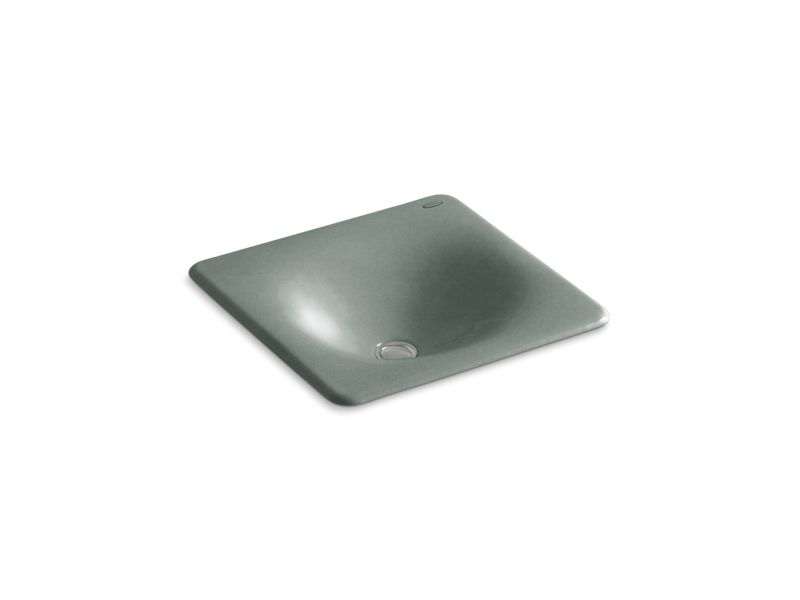 KOHLER K-2827-FT Iron/Tones 16-3/8" x 15-5/8" x 5-3/4" Drop-in/undermount bathroom sink