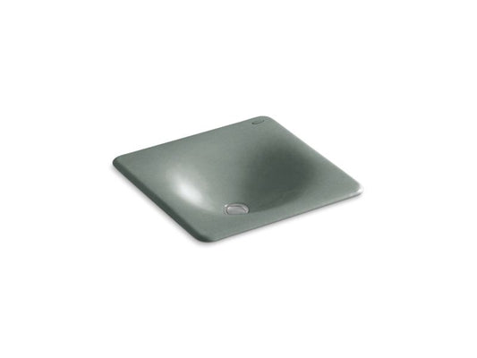 KOHLER K-2827-FT Iron/Tones 16-3/8" x 15-5/8" x 5-3/4" Drop-in/undermount bathroom sink