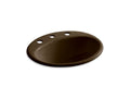 KOHLER K-2905-8-KA Farmington Drop-in bathroom sink with 8" widespread faucet holes
