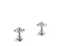 KOHLER K-T98071-3M-CP Artifacts Deck-mount bath prong handle trim
