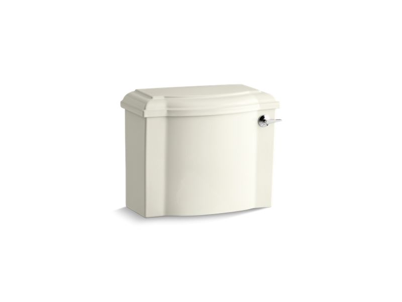 KOHLER K-4438-RA-96 Biscuit Devonshire 1.28 gpf toilet tank with right-hand trip lever