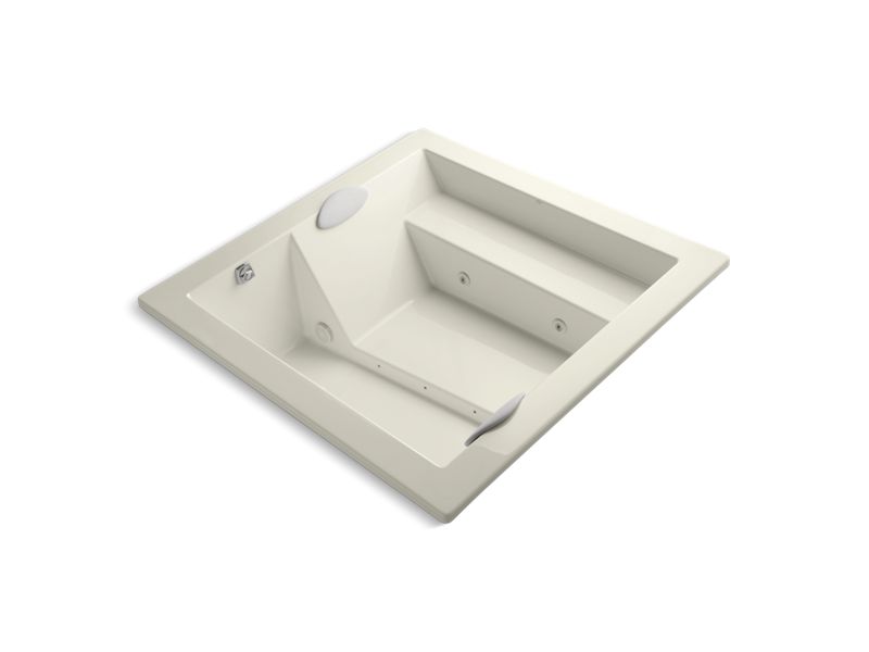 KOHLER K-1111-H2-96 Consonance 69-1/4" x 69-1/4" drop-in whirlpool bath without jet trim