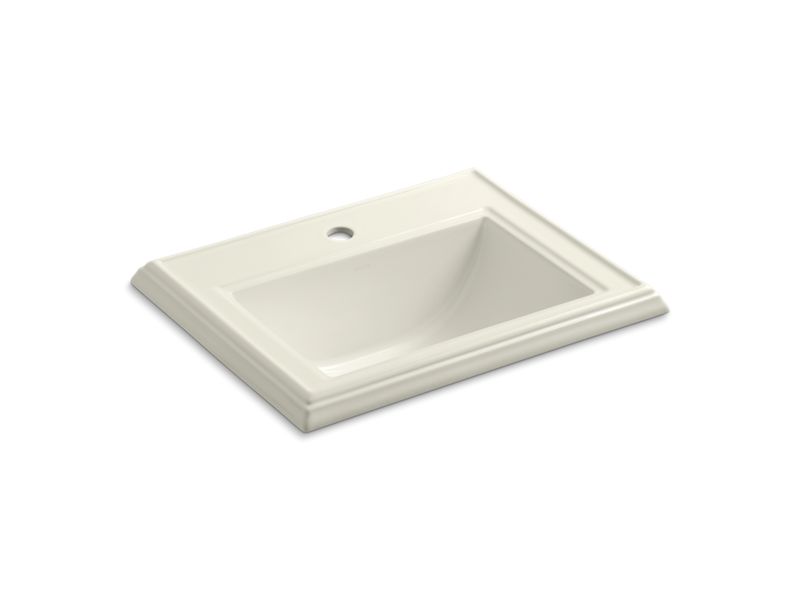KOHLER K-2241-1-96 Memoirs Classic Classic drop-in bathroom sink with single faucet hole