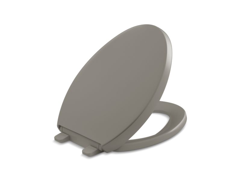 KOHLER K-4008-K4 Cashmere Reveal Quiet-Close elongated toilet seat