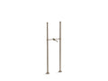 KOHLER Antique K-128-BV Vibrant Brushed Bronze Riser tubes and cross connection, 29-5/8" long