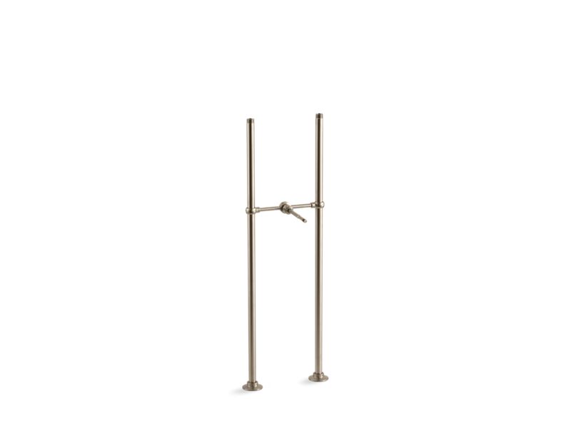 KOHLER Antique K-128-BV Vibrant Brushed Bronze Riser tubes and cross connection, 29-5/8" long