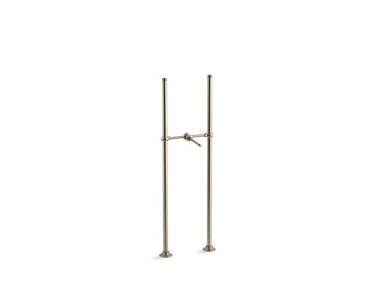 KOHLER Antique K-128-BV Vibrant Brushed Bronze Riser tubes and cross connection, 29-5/8" long