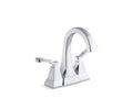 KOHLER K-R30997-4D-CP Ridgeport Centerset bathroom sink faucet, 1.2 gpm In Polished Chrome