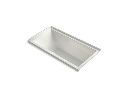 KOHLER K-1121-RW-NY Dune Underscore 60" x 30" alcove bath with Bask heated surface, integral flange and right-hand drain